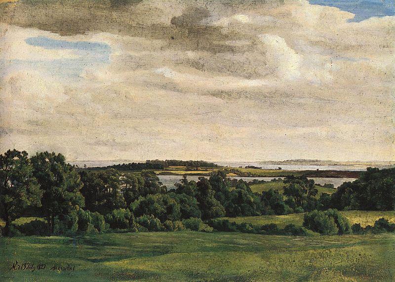 Adolph Friedrich Vollmer Holsteinische Landschaft oil painting image